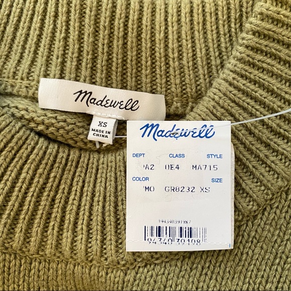 Madewell Eaton Dotted puffSleeve Pullover Sweater - Picture 13 of 13